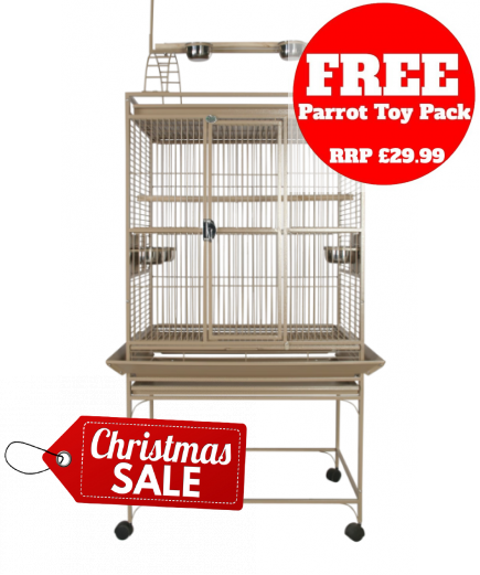 Parrot-Supplies Dakota Play Top Parrot Cage Stone Parrot-Supplies Dakota Play Top Parrot Cage Stone